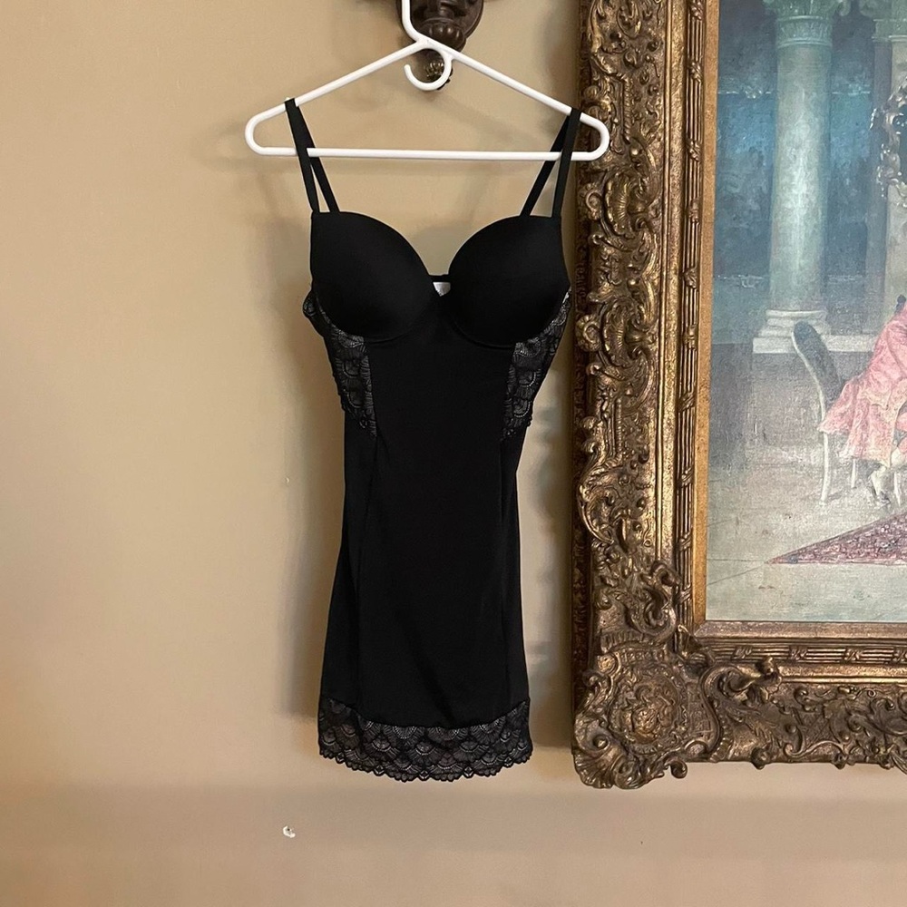 stunning black lingerie top